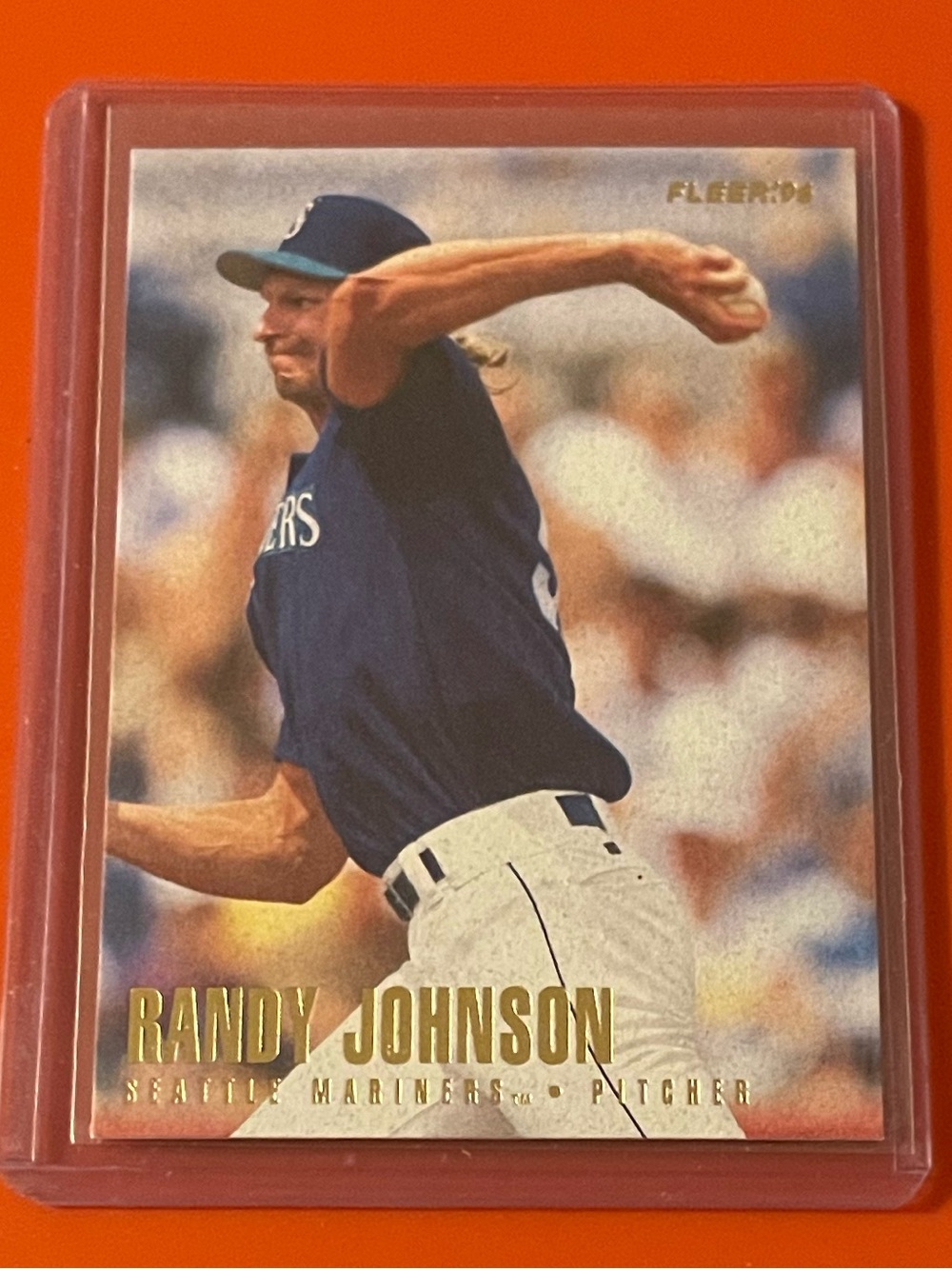 Randy Johnson #240 1996 Fleer Baseball Trading Card